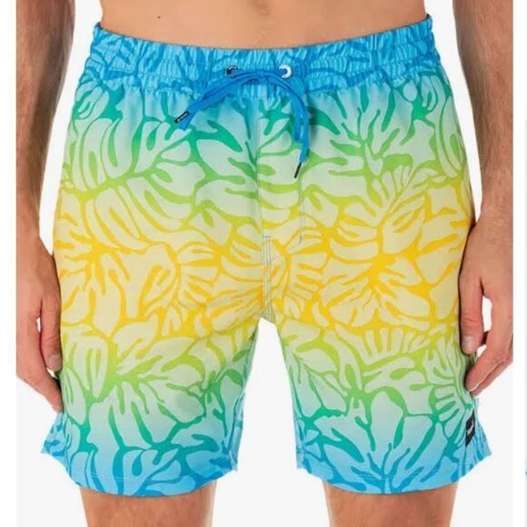 Hurley Men's Cannonball Volley, Swim Trunks, Small, Sunspit,NWT - Picture 1 of 10